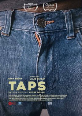 Film poster for queer short film "Taps"