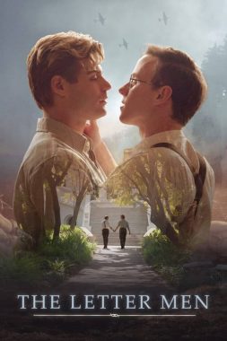 Film poster for queer short film "The Letter Men"