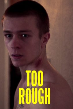 Film poster for queer short film "Too Rough"